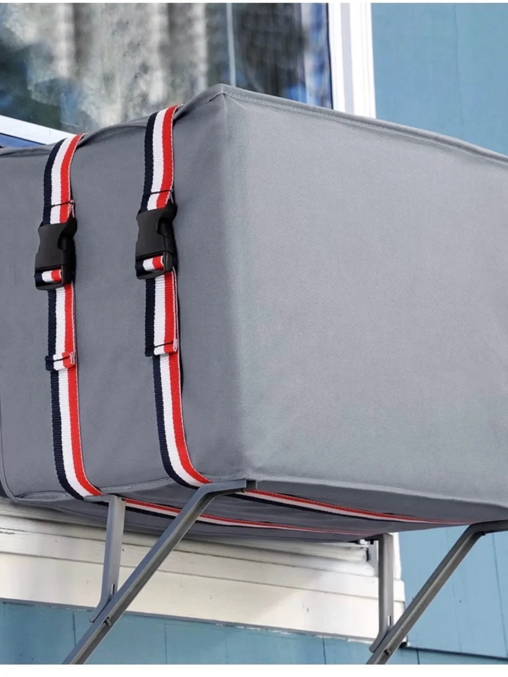 Window air conditioner covers for outside AC unit